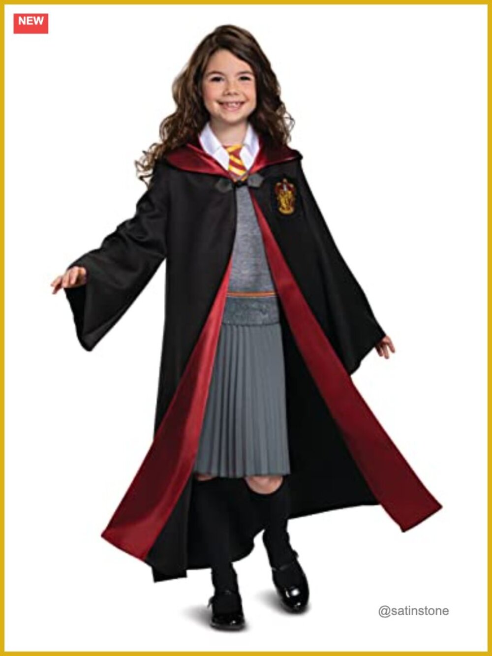 Hermione Granger Deluxe Kids Costume Robe Dress Set